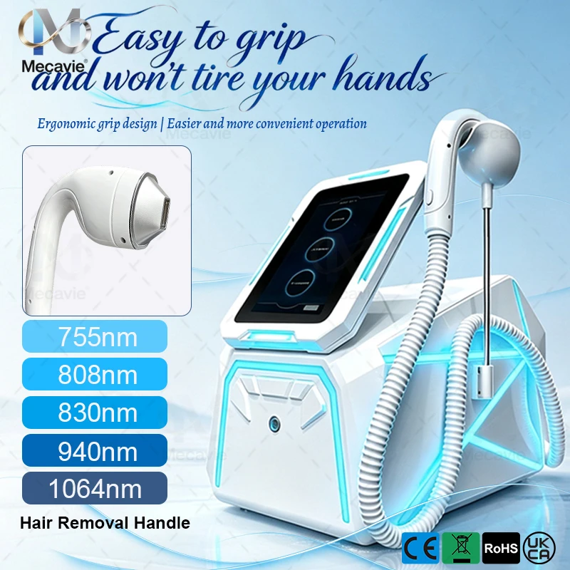 Latest 5000W Diode Laser Painless Permanent Hair Removal FAC Advanced Technology with 5 Waves Salon Exclusive Full Certificate
