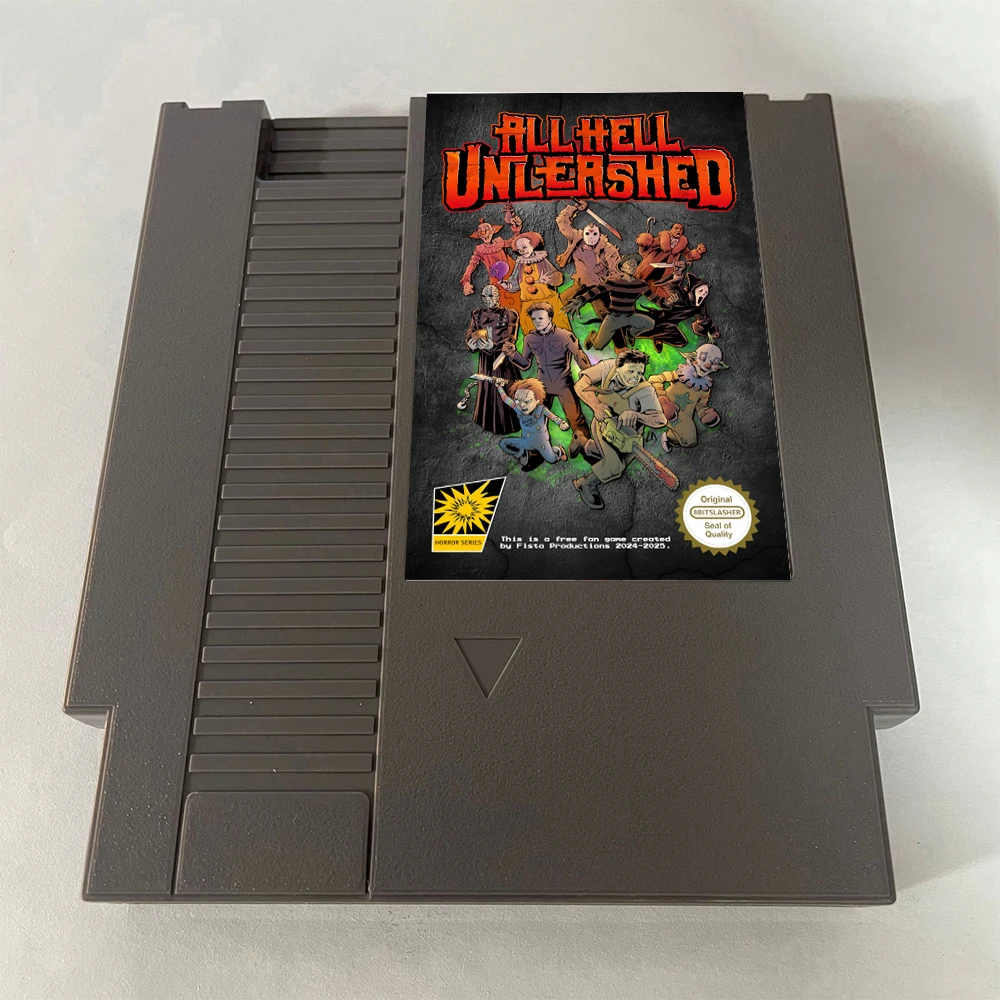 All Hell Unleashed - A Brand NEW NES Game Cartridge NTSC/PAL Version 72 Pin Video Game Card For Nintendo NES Console | ENG