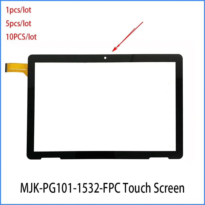 

1/5/10 pcs For ONN 100011886 2APUQW1027 Capacitive New 10.1 Inch MJK-PG101-1532-FPC PX101C64A01 Touch Screen Sensor Digitizer