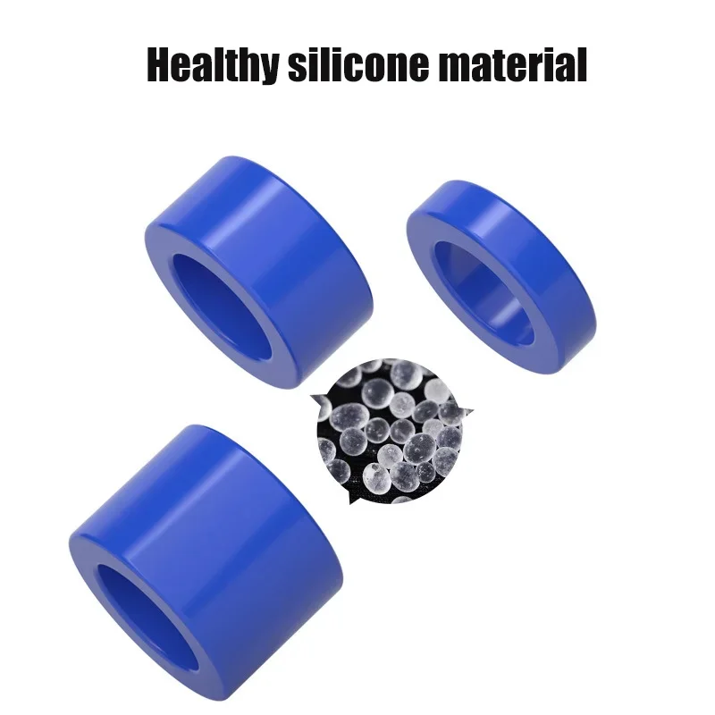 

3 Color Silicone Massage Tool Multi Sized Soft Massage Ring Restrict Train Portable Massager Enlargement Adult Beauty Health