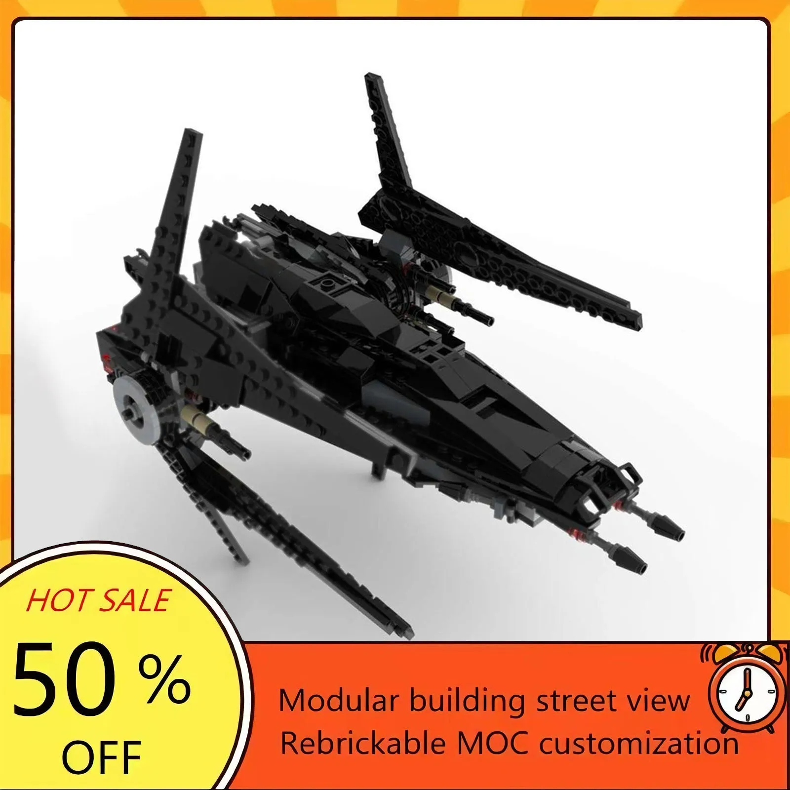 

Набор для сборки космического корабля из 719 деталей, популярная модель по мотивам фильма «Звёздные войны», модульный конструктор, технологичный подарок, игрушка для детей на праздники