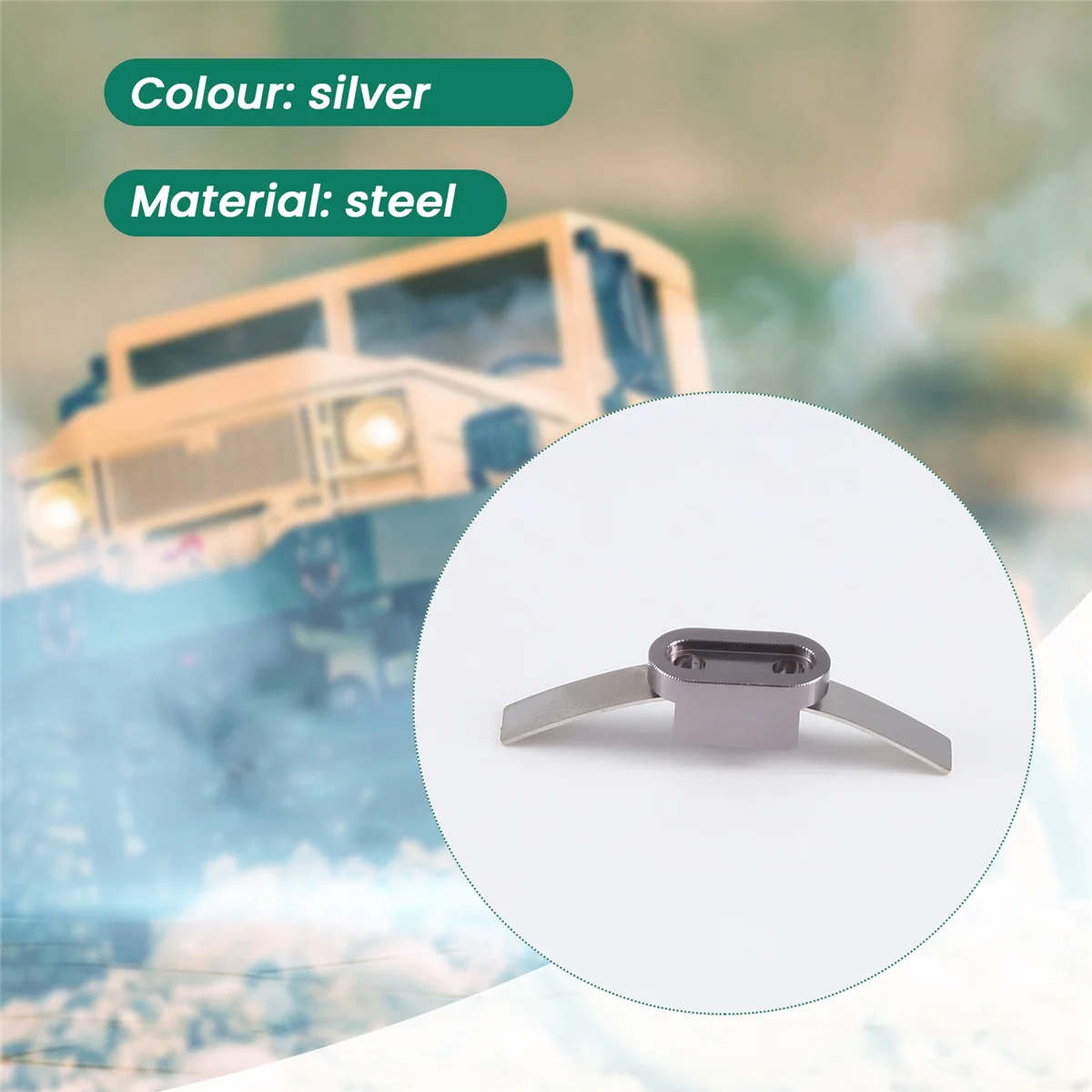 2 paia di molle a balestra in acciaio per assorbimento degli urti sospensione per WPL D12 B14 B24 B16 B36 RC camion parti di automobili accessori