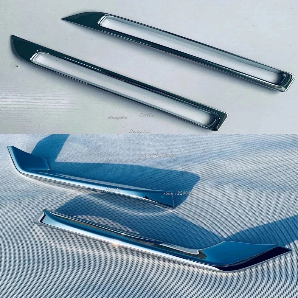 For Honda Vezel HR-V E:HEV 2021 2022 2023 Chrome Front Rear Fog Light Foglight Lamp Cover Trim Bumper Decoration Car Styling