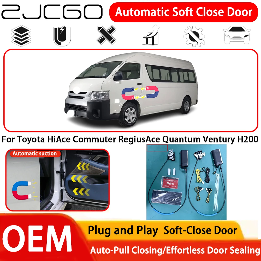 

for Toyota HiAce Commuter RegiusAce Quantum Ventury H200 Car OEM Plug and Play Automatic Electric Soft Close Door System ﻿