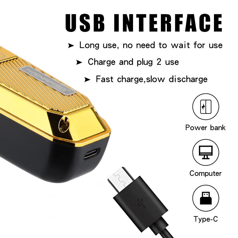 Hyena tondeuse à cheveux électrique coupe de cheveux Maching tondeuse sans fil hommes tondeuse professionnelle Machine Rechargeable coupe de cheveux barbier