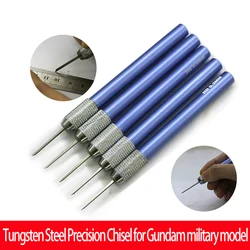 0.2-1.0mm Tungsten Steel Precision Chisel Modeling Craft Tool Scribe Line Chisel Engraving Tool for Plastic Military Model