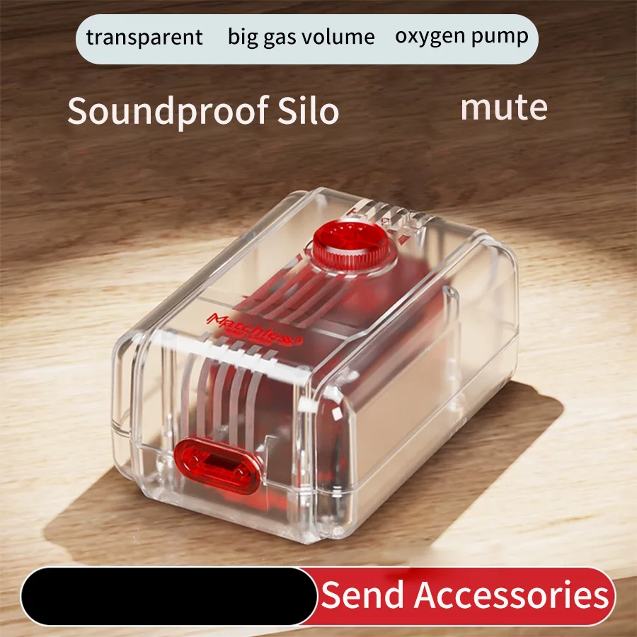 

220V-240V Fish Tank Small Oxygen Pump Aquarium Air Pump Oxygenation Household Adjustable Gas Volume Eu plug Silent 2W 3W 3.8W 5W