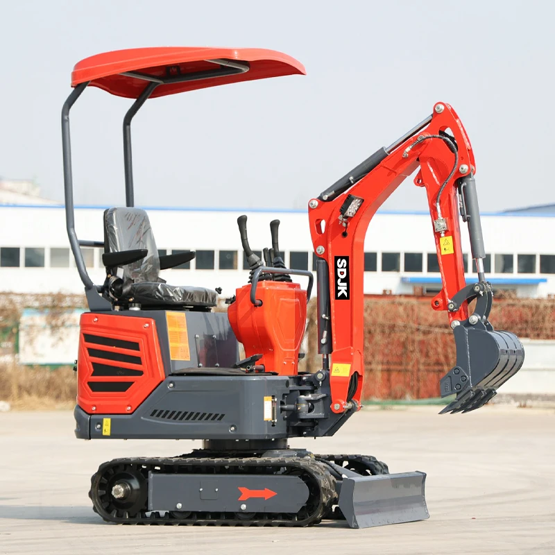 China Mini Excavators 1200kg EPA Small Digger Micro Digging Machine home use Hydraulic Crawler Mini Excavator 1.2 Ton Customized