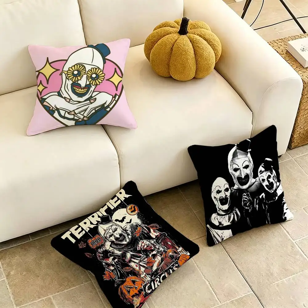 

A-Art The C-Clown Square Double-Sided printed Pillow Case Bedroom Bedside Pillow Sofa Cushion Cover Gift