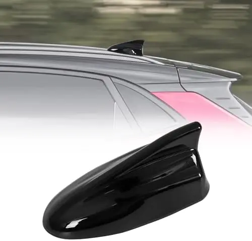 

Shark Fin Antenna Cover for Kona 2018-2023, Kia Sorento 2019-2020, Glossy Black with Chip