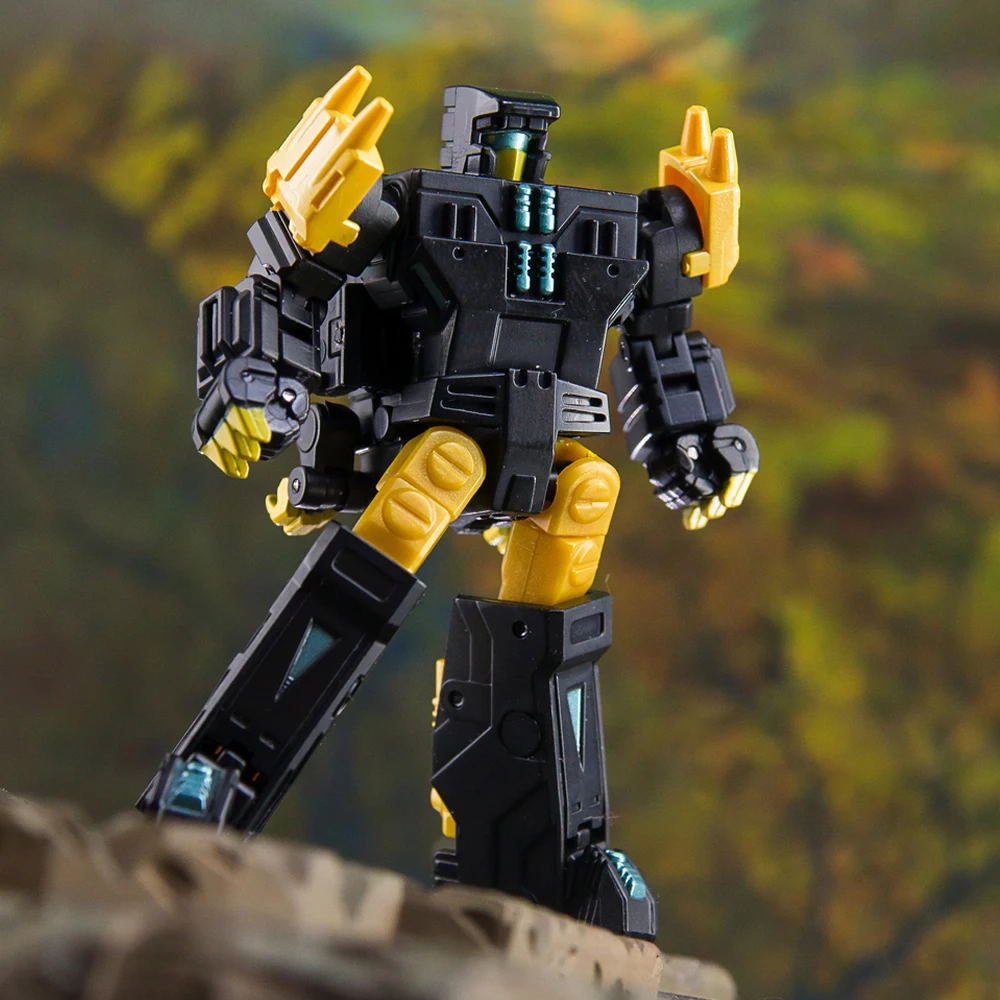 Trasformazione Dr. Wu DWE55B Black Impact Wave Tape Original Mecha Action Figureals Brinquedos Model