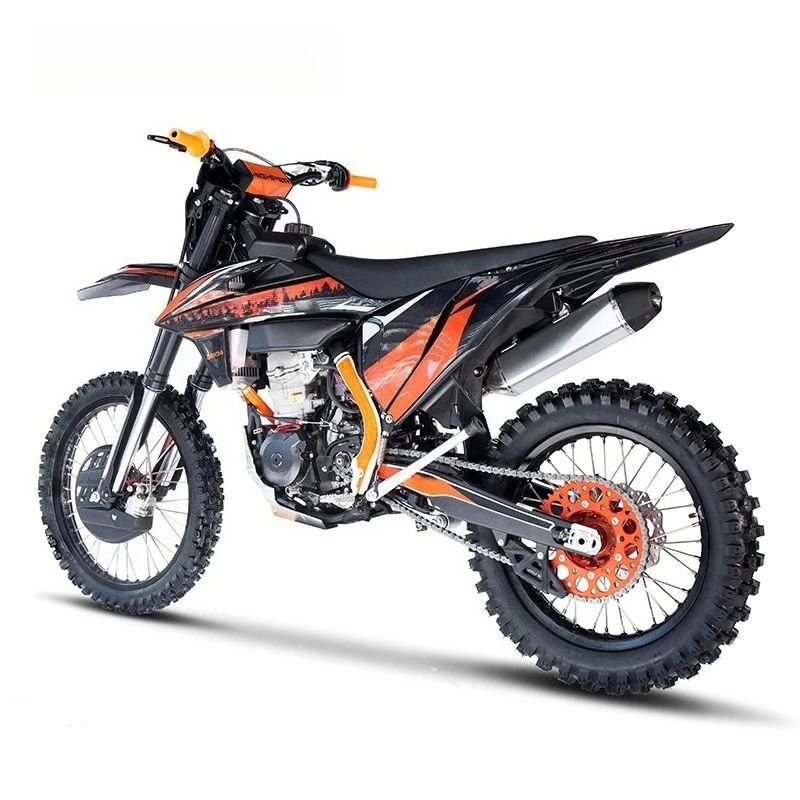 450cc NC450 Liquid Cooled Enduro Dirt Bike 48HP Motorcycle, 300mm Forks CNC Swingarm 12L Fuel Tank Motocross Bike for Adults. image 6