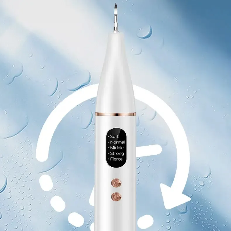 Cordless Water Teeth Cleaner High Frequency Electric Dental Calculus Remover Flosser