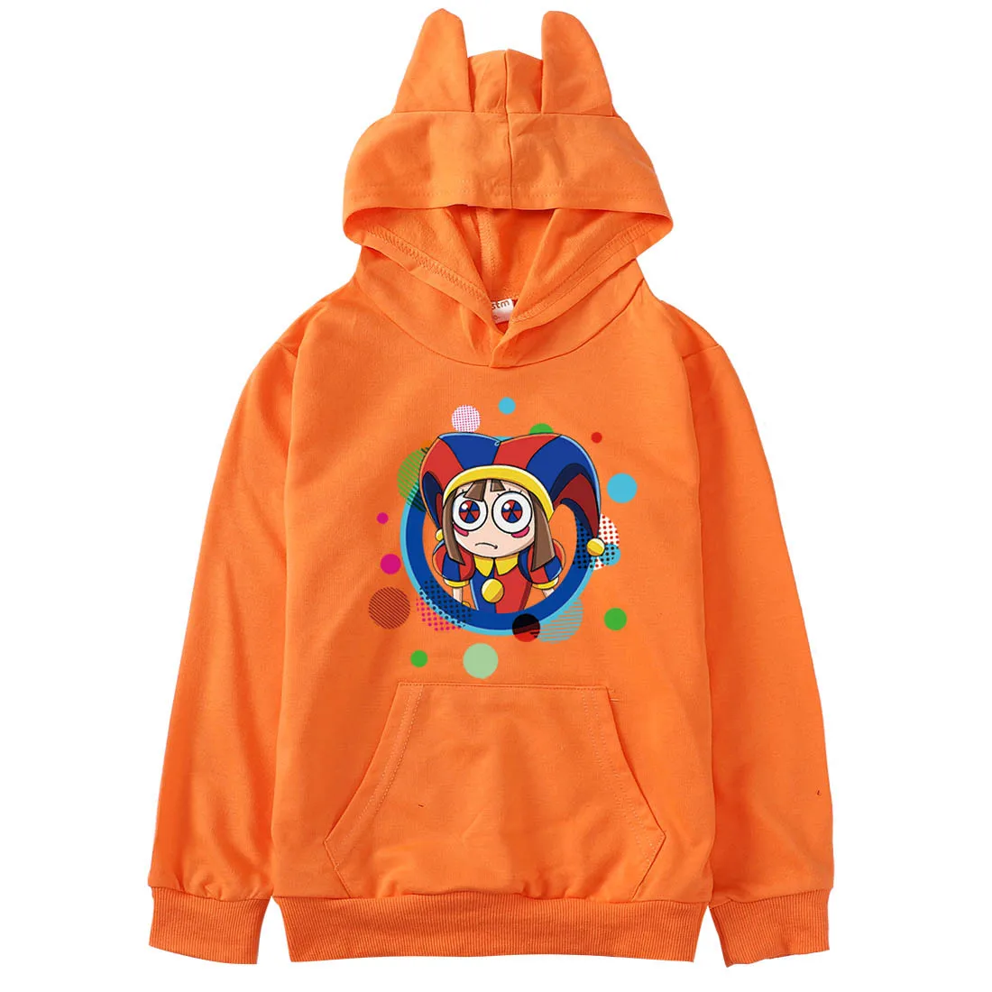 Movie The Amazing Digital Circus Hoodie Kids Pomni Jax Clothes Baby Girls Pullover Coats Teenager Boys Long Sleeve Sweatshirts