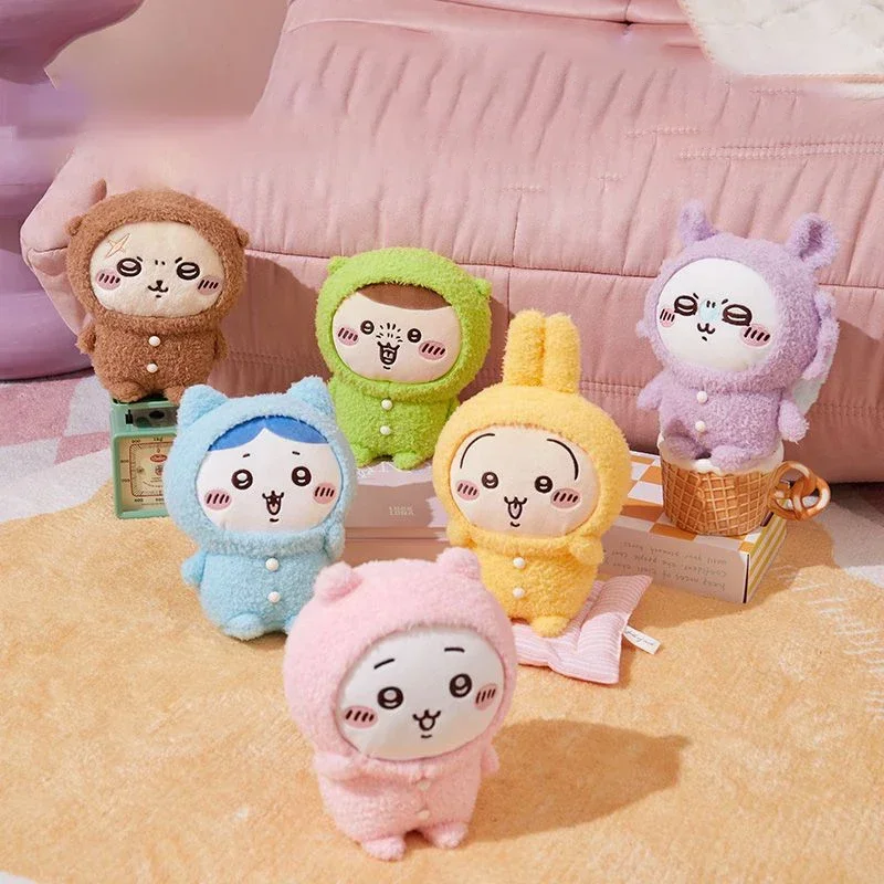 

MINISO Chiikawa Pajama Series Fluffy Pendant Creative Soft and Cute Hachiware Usagi Home Decoration Girls and Children Gift