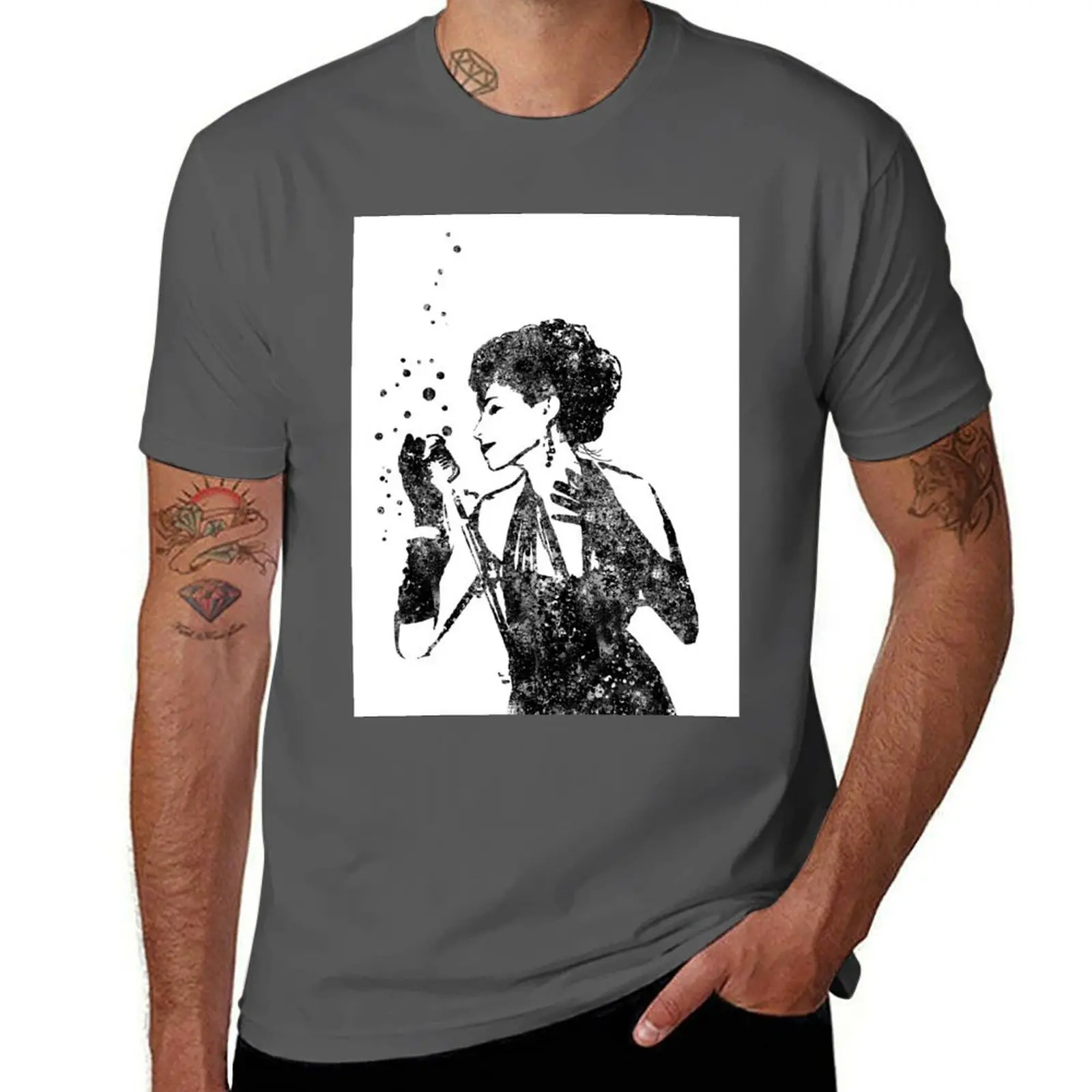 

Jazz singer T-Shirt t shirts for man cotton funny anime tshirt T-Shirt