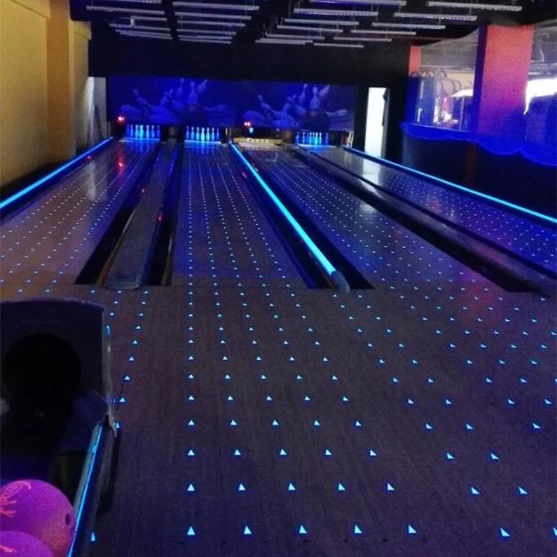 Completed the new all-light bowling lane setup for the Bowling Recreation Center