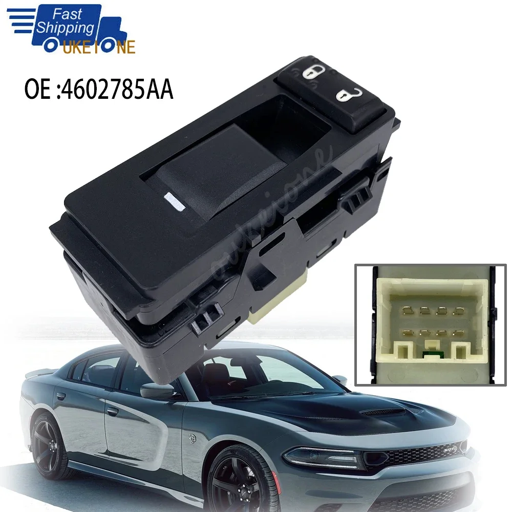 ジープのための電気ウィンドウ制御スイッチ、助手席側、jeep、愛国心、ドッジ、拡大鏡、クラッカー300、セブリング200、カーアクセサリー、4602785aa