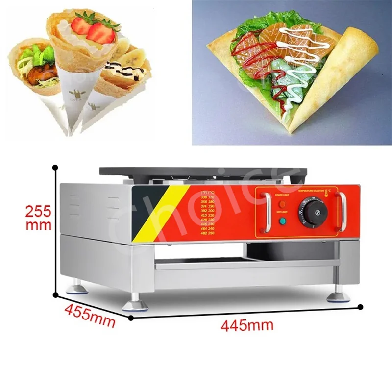 

Crepe Pancake Making Machine Indian Flying Cake Pan Halberd Furnace Crepe Cake Maker Electric Pancake Baking Pan