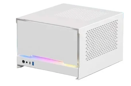 

ITX E24T Energy Box Horizontal Desktop Computer, SFX Aluminum Alloy Tower Air Cooled Small Case