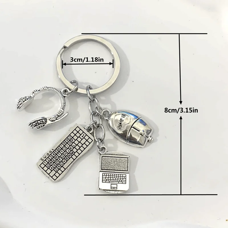 Zinc alloy computer themed key - Keyboard Laptop Accessories recension och pris