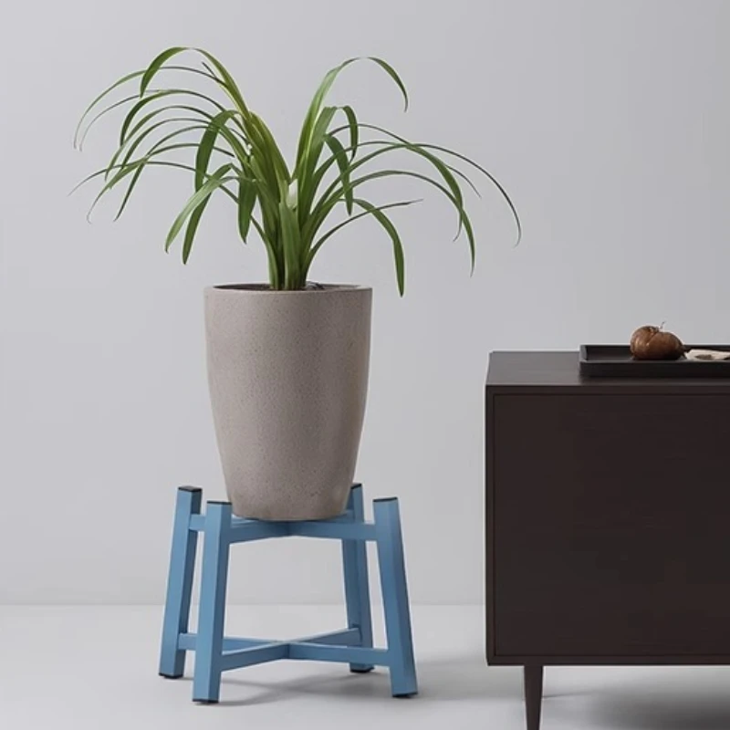 

Nordic Floor Standing Plant Stand for Indoor Balcony Living Room Decor Minimalist Space-Saving Flower Pot Holder