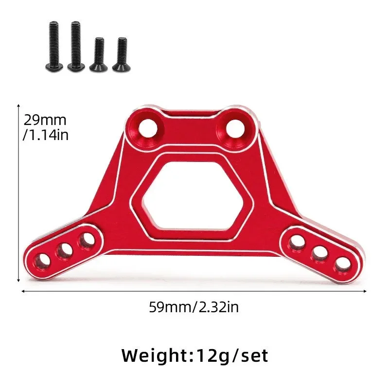 Per 1/10 4-TEC DRIFT MUSTANG REAR WHEEL DRIVE ON-ROAD DRIFT CAR-105237-4 Ammortizzatore anteriore Set di montaggio Accessori auto RC