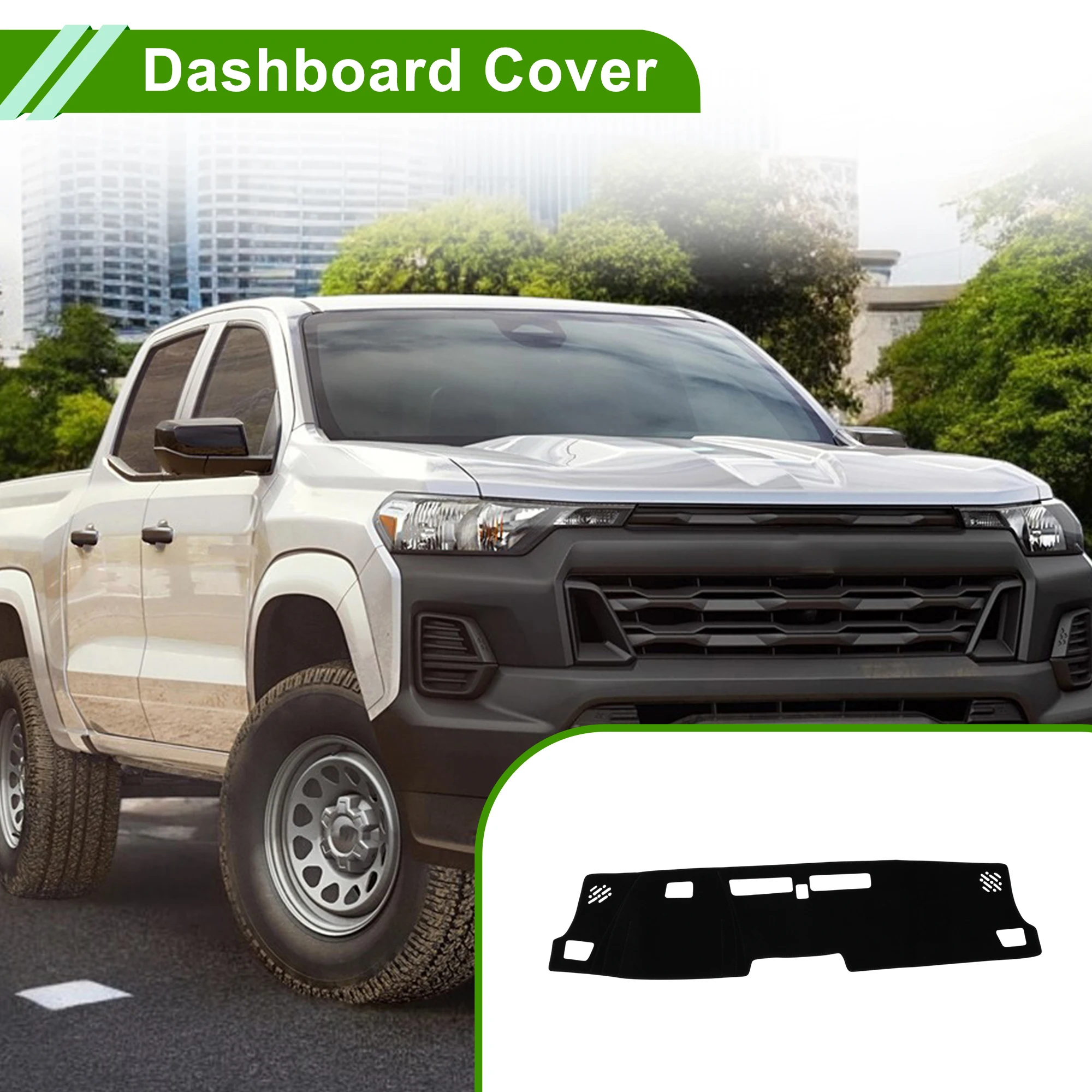 

Чехол на приборную панель UXCELL для Chevrolet Colorado 2023-2026, коврик на приборную панель, коврик, центр ковра