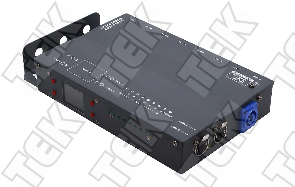 ARTNET-8DMX Converter with RDM for Tiger Touch MA Console Madrix Software Ethernet for Show Wedding Pro Stage Light DMX Consolel