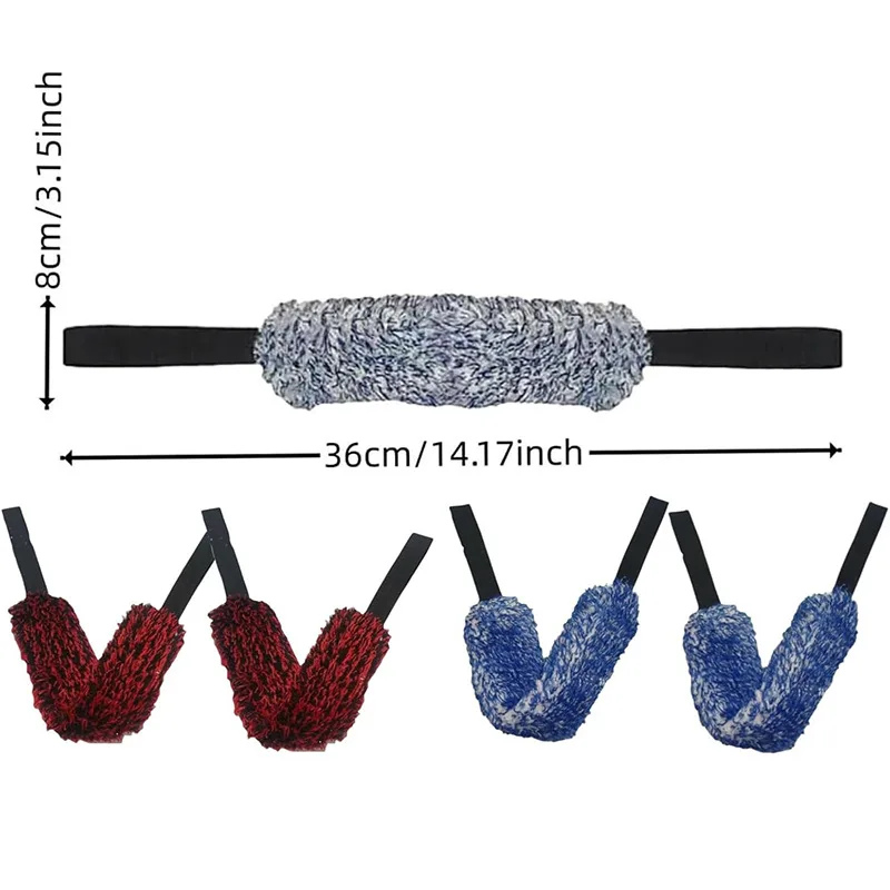 Car Wheel Cleaning Brush, Wheel Hub Washing Strap, Ultra-fine Fiber Coral Long Plush Wheel Hub Wipe Wheel Hub Pull Strap