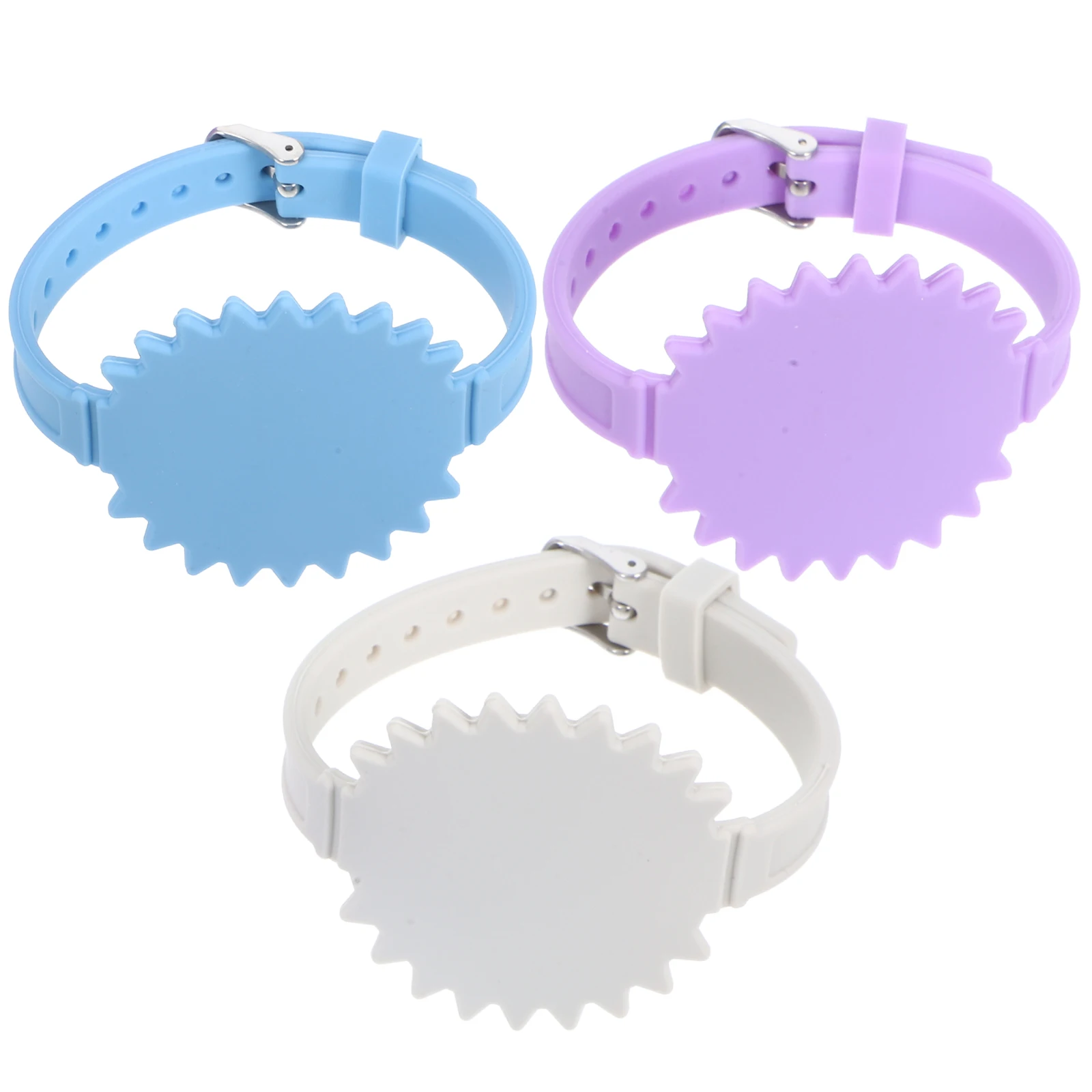 

3pcs Memo Wrist Bands Reusable Silicone Note Bracelets Kids Nurses Erasable Slap Bracelet Todo List Wrist Notepad