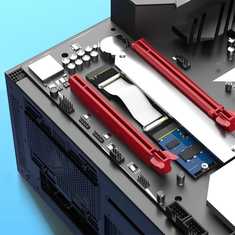M.2 Key M to Key A+E Extension Cable 64Gbps Fast Speed For Key A/E Devices Featuring Industrial Construction