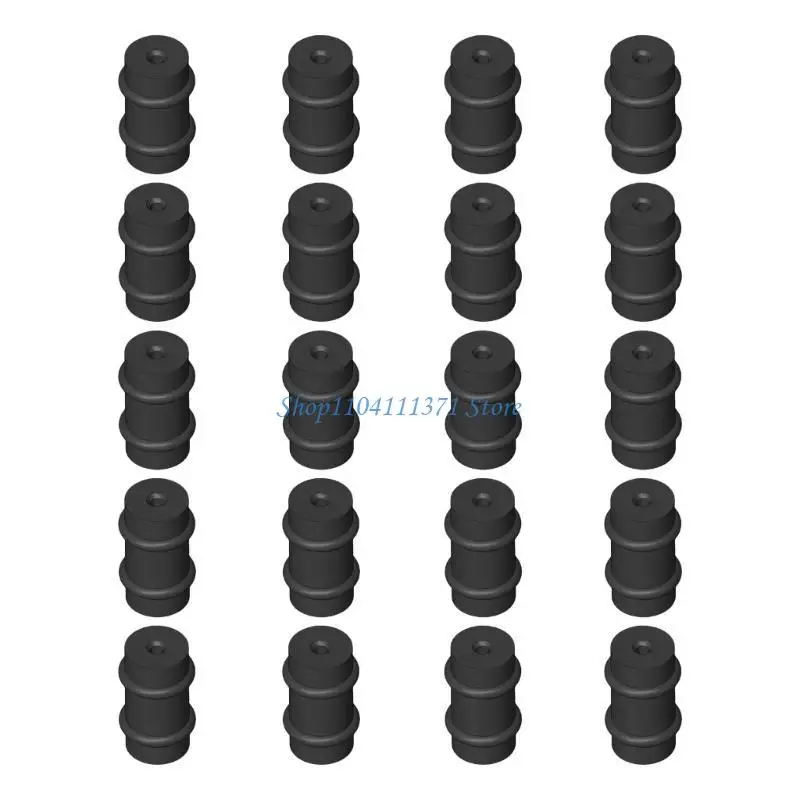 

P9FC 20pack Bicycles Brake Protectors Silicones Buffer Rings Shifts Protecting Sleeve for Brake System