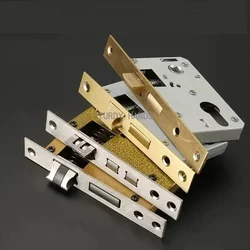 High Quality Security Door Lock Cylinder Home Single Tongue Mute Anti-Theft Lock Core Many Lock Body Indoor Hardware Accessories