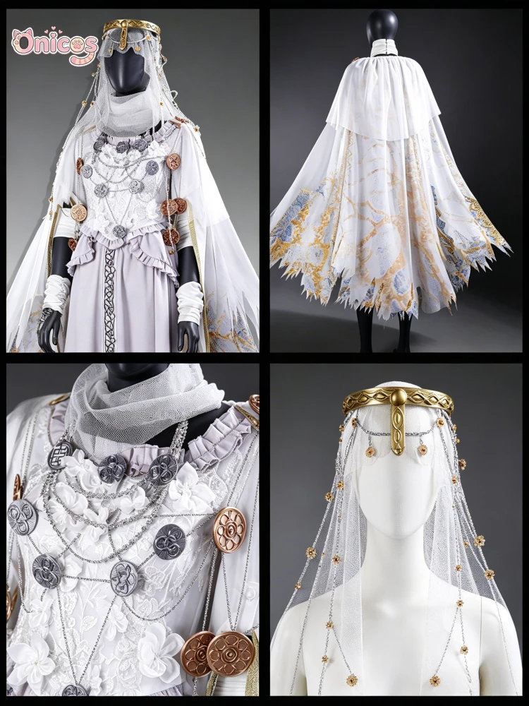 

Revenant Doll girl Ring Cosplay Costume Game NIGHTREIGN upgraded high-quality dress headwear cloak Halloween new suit Onicos