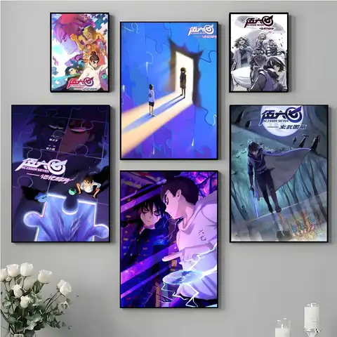 Anime Kul S-Scissor S-Seven Poster Vattentät HD Väggkonst Dekal Självhäftande Estetisk Dekor För Hemmaliv 10 best sales sax sju - №1