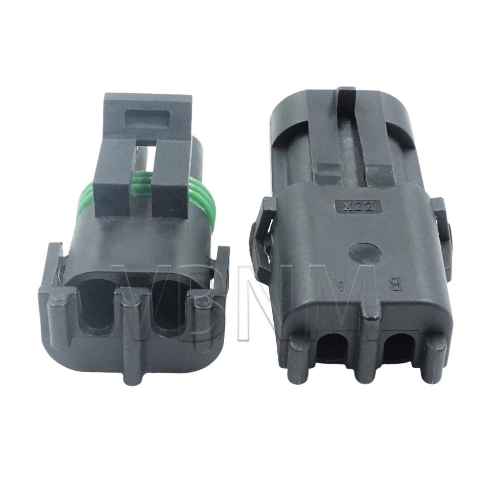 2 Pin AC Assembly Car Plastic Housing Waterproof Adaptor Automobile Wiring Harness Socket 12015792 12010973