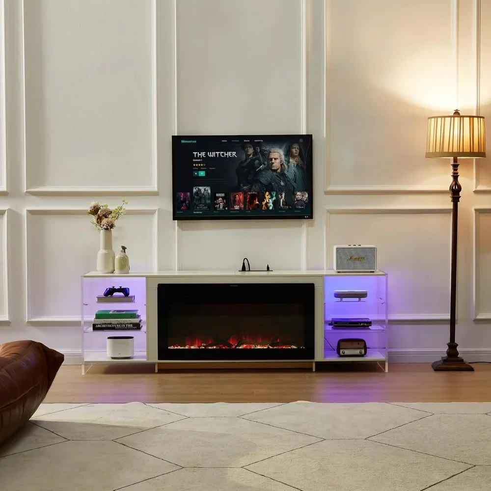 Fireplace TV Stand for Televisions up to 75