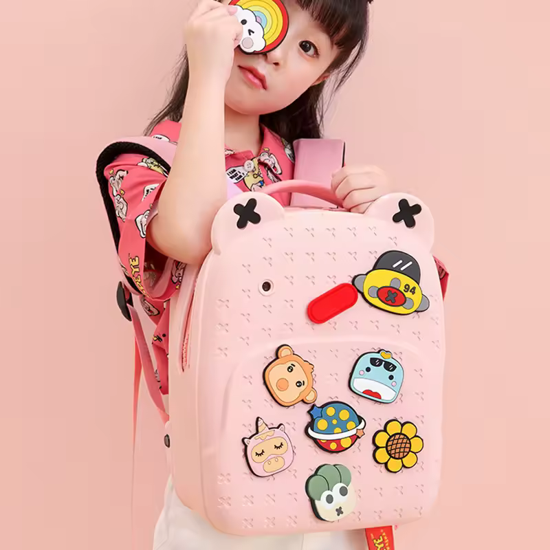 גן ילדים תרמילי Kawaii עבור בנות אופנה DIY בית ספר שקיות Waterproof בני ילדי ילדים Cartoon ספר תיק מתנה