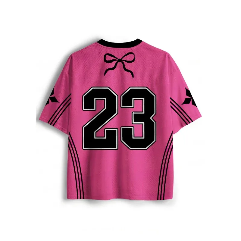 2026 New Jersey Sports Short Sleeved T-shirt, V-neck Short Sleeved T-shirt, Y2K Sports Fashion 3D Printed Quick Drying Jersey view 3