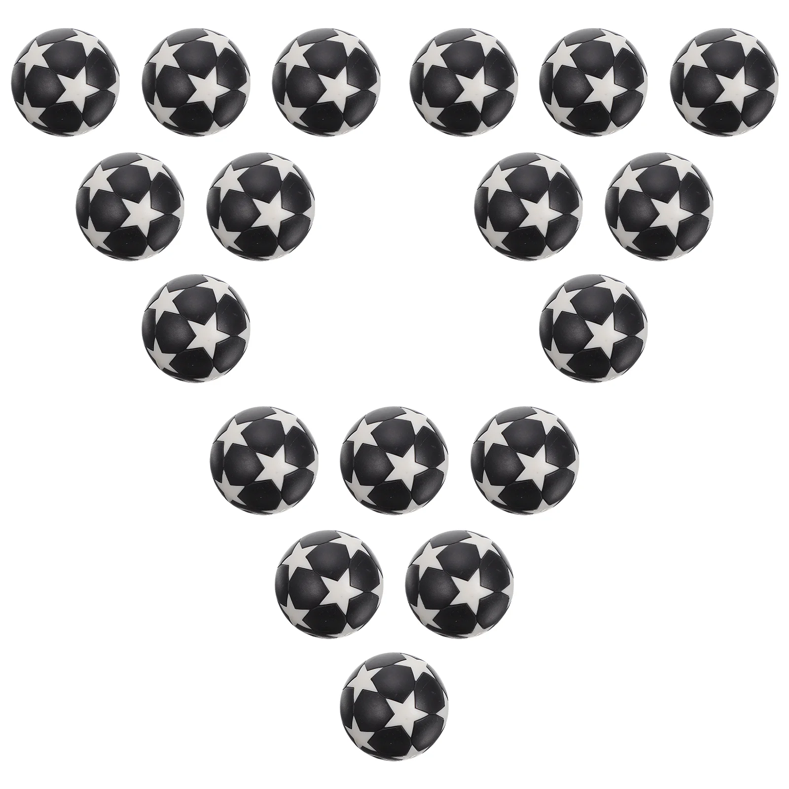 

18 Pcs Table Football Soccer Balls Footballs for Kids Accessory Foosball Replacement Mini