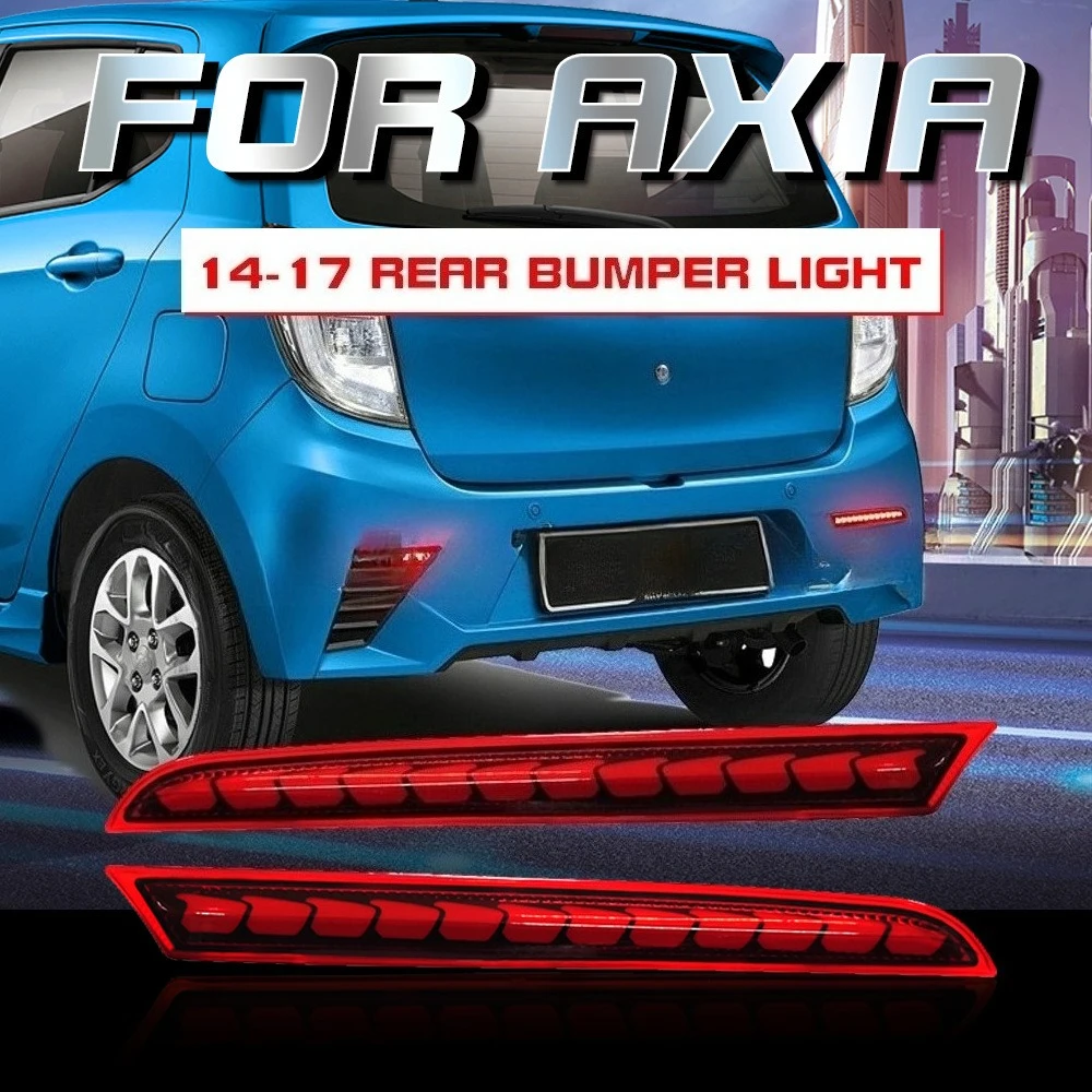 

For Maiwei Axir Marvel 2014-2017 Car Rear Bumper Light Reflector DRL Dynamic Turn Signal Brake Light Rear Fog Lamp 12V Daylight