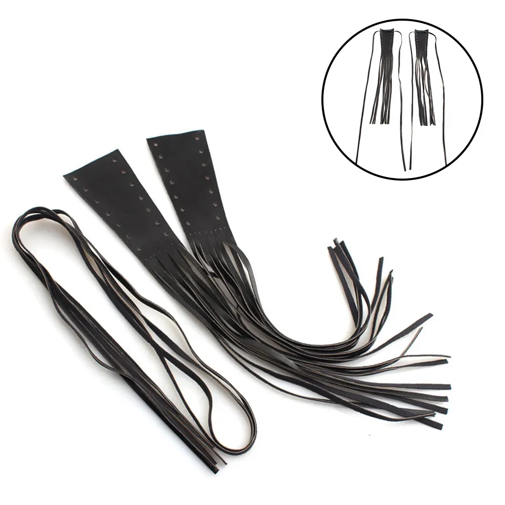 PU Leather Brake Lever Tassel Covers for Motorcycles Engineered for Alignment with Standard Lever Shape and Mounting Points
