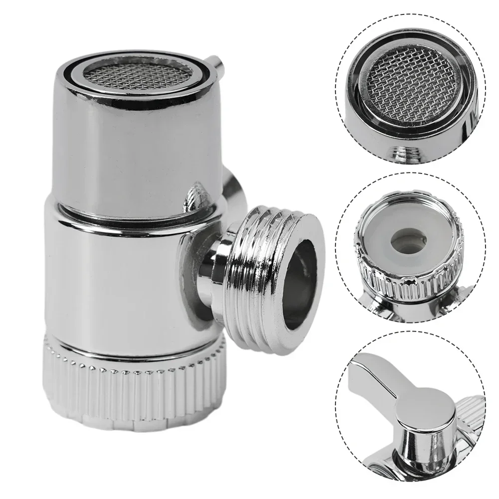 

1pc Faucet Valve Diverter 3 Way Faucet Switches Valve Plastic Water Tap Connector Faucet Adapter Kitchen Sink Splitter accessor