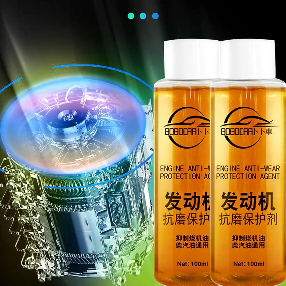 100ML Engine Cylinder Repair Agent Additive Oil For Engine Protection Noise Reduction Anti-Wear Repair Oil Reduce Friction G8C5