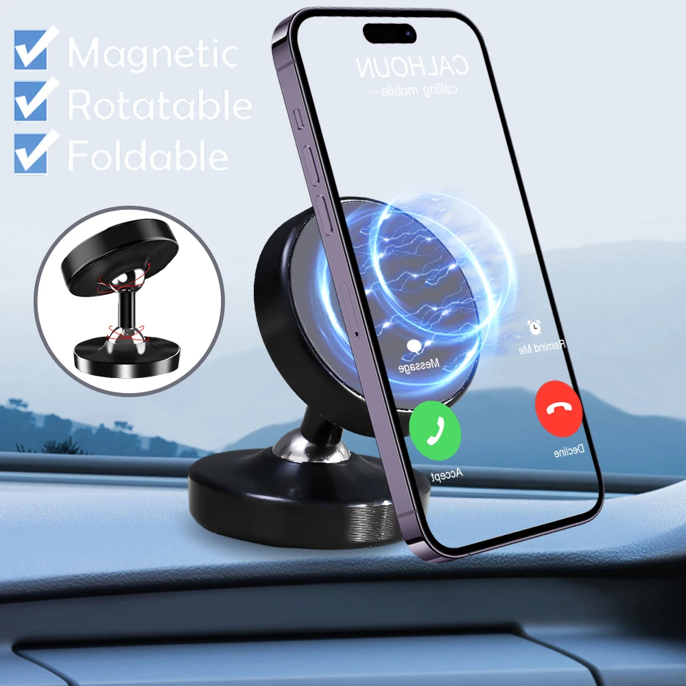 2023 Double Sided Strong Magnetic Phone Holder for Gym Kitchen Dual Magnet Phone Holder Bracket for iPhone Mi Samsung Universal