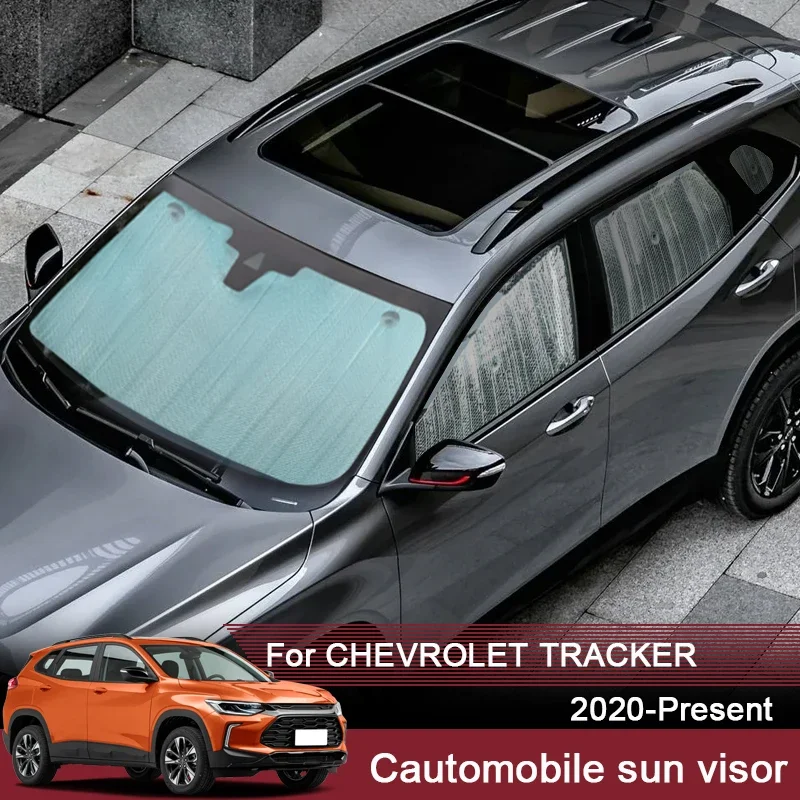 

Автомобильные солнцезащитные козырьки, УФ-защитный чехол для Chevrolet Tracker 2020-2025, оконная занавеска, солнцезащитный козырек, защита лобового стекла, автомобильные аксессуары