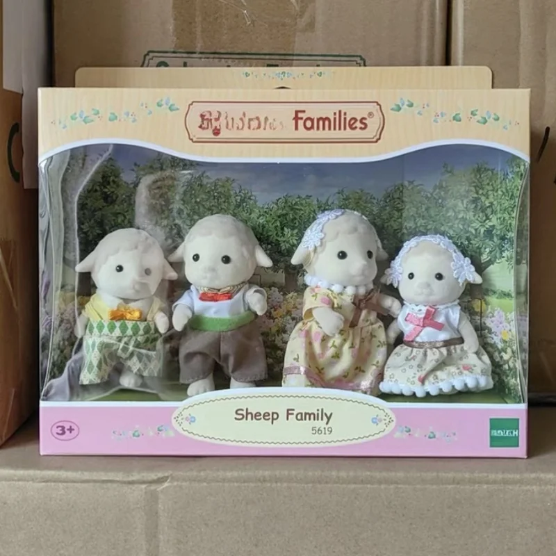 

Милые фигурки семьи леса из аниме, Овечья семья, Детская Овечка, семья, двойные детские куклы, украшение, подарок на день рождения, игрушка для девочки