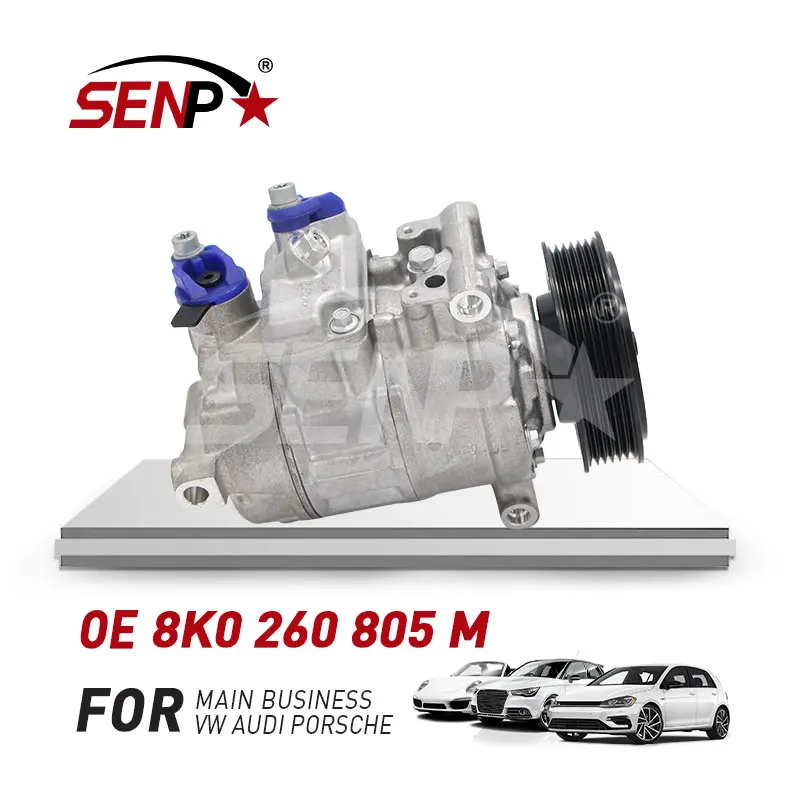 SENP AUTO PARTS High Quality New A/C Compressor 8K0 260 805 M For Audi B8/Q5/A4/A5 1.8-2.0T 2010-2017 OEM 8K0260805M