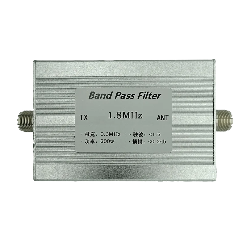 

1.8MHz Bandpass Filter M Female Short Wave Filter 200w Communication Filter Bandpass BPF
